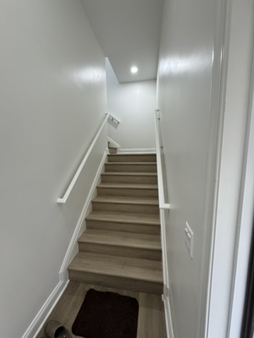 Finished stairwell to loft
